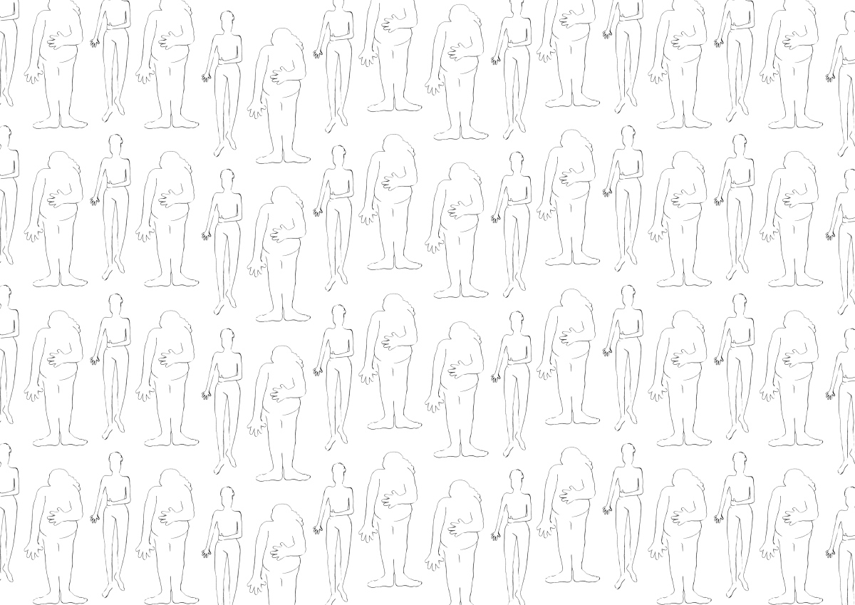 Untitled, Hope River, 2024, pencil on paper, 42 x 29.7cm